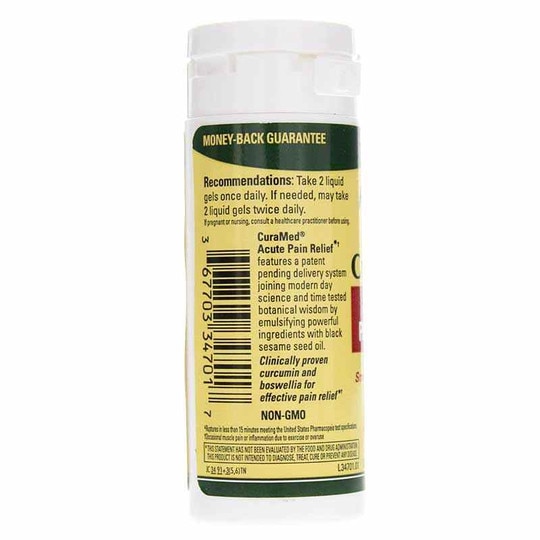 CuraMed Acute Pain Relief, TNT
